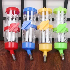 125ml Pet Water Dispenser - Hangable Rolling Ball Water Bottle for Hamster, Rabbit, Dragon and Cat