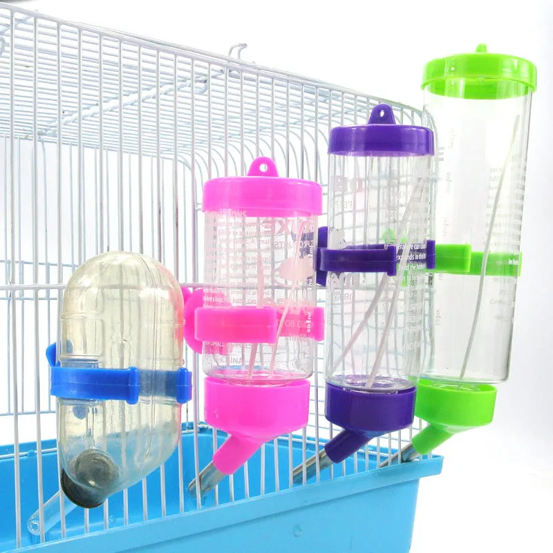 125ml Pet Water Dispenser - Hangable Rolling Ball Water Bottle for Hamster, Rabbit, Dragon and Cat