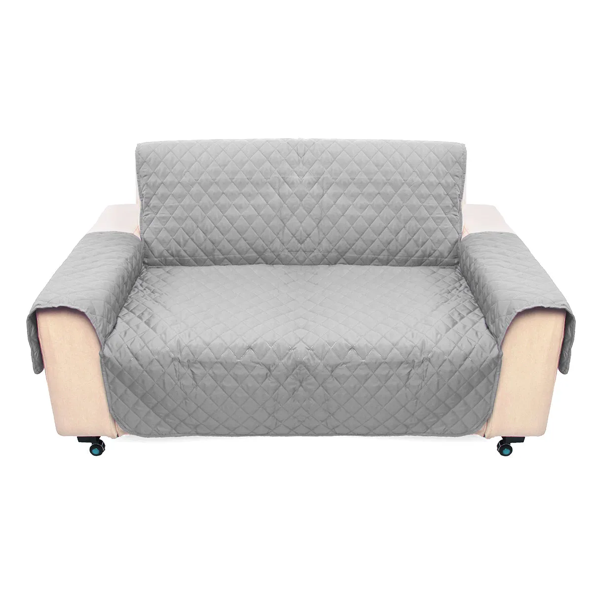 2 Seater Sofa Cover Anti-fouling Pet Kid Seat Protector Anti-slip Chair Slipcover Home Office Furniture Accessories Decorations