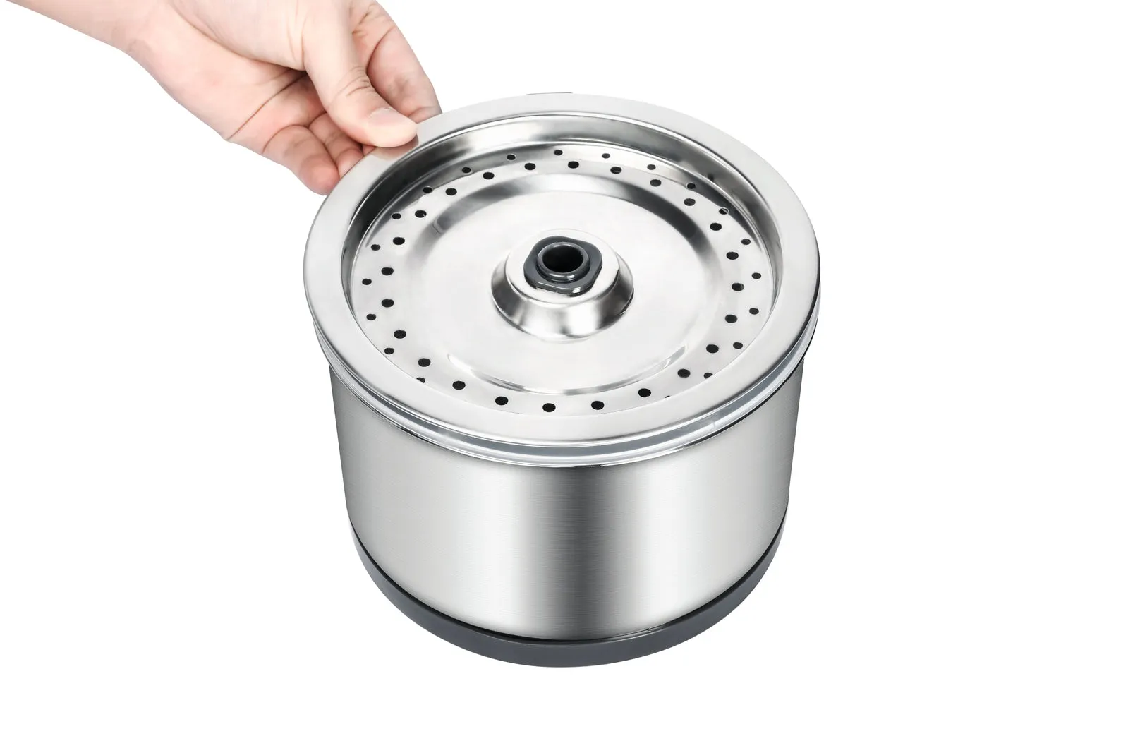 2.5L Automatic Electric Pet Water Fountain, BPA-Free, Stainless Steel - YES4PETS