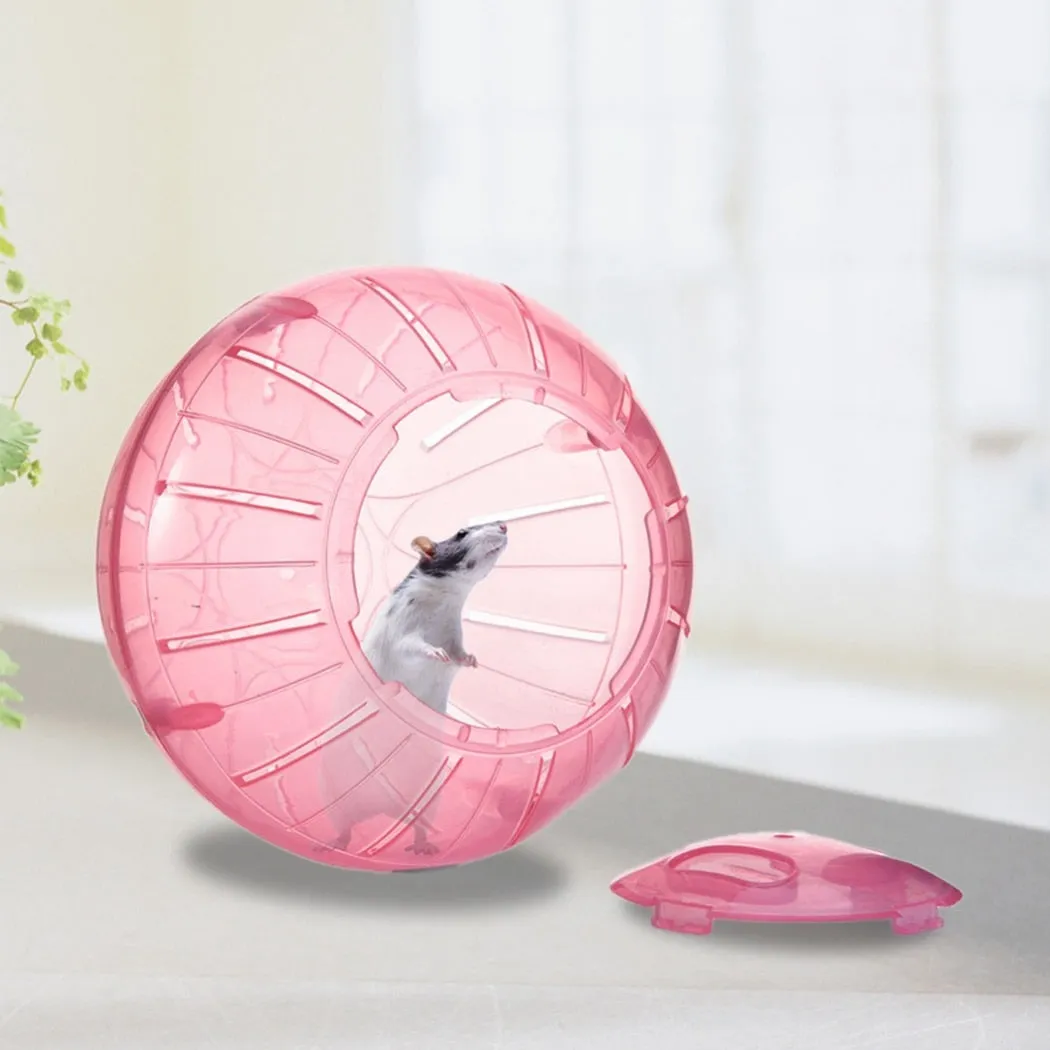 2PCS Hamster Ball Creative Hamster Exercise Rolling Balls Small Animal Toy Hamster Running Ball Toy Blue Red Pet Supplies