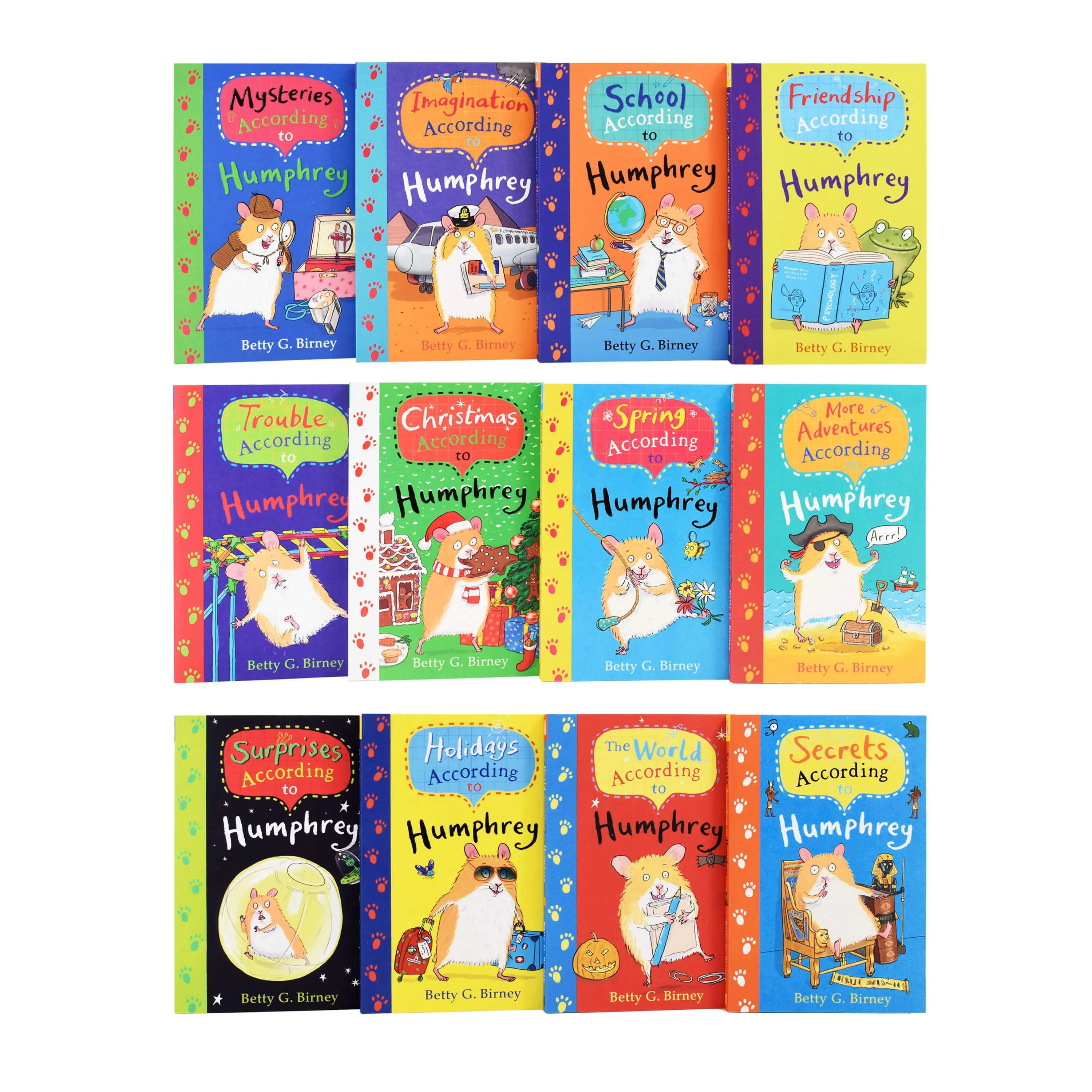 According to Humphrey the Hamster Series by Betty G. Birney 12 Books Collection Set - Ages 7  - Paperback