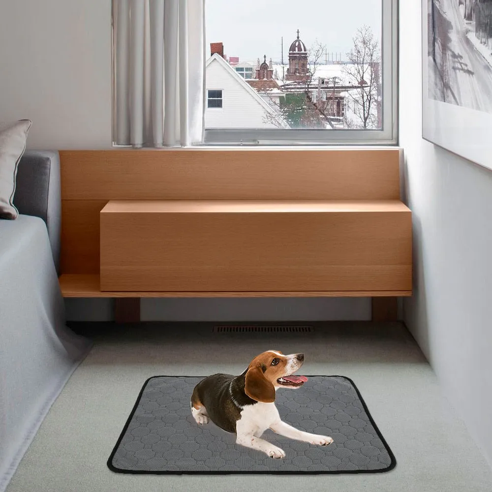 Anti-slip Dog Pee Pad Blanket Reusable Absorbent Diaper Washable Puppy Training Pad Pet Bed Urine Mat  - Different sizes available