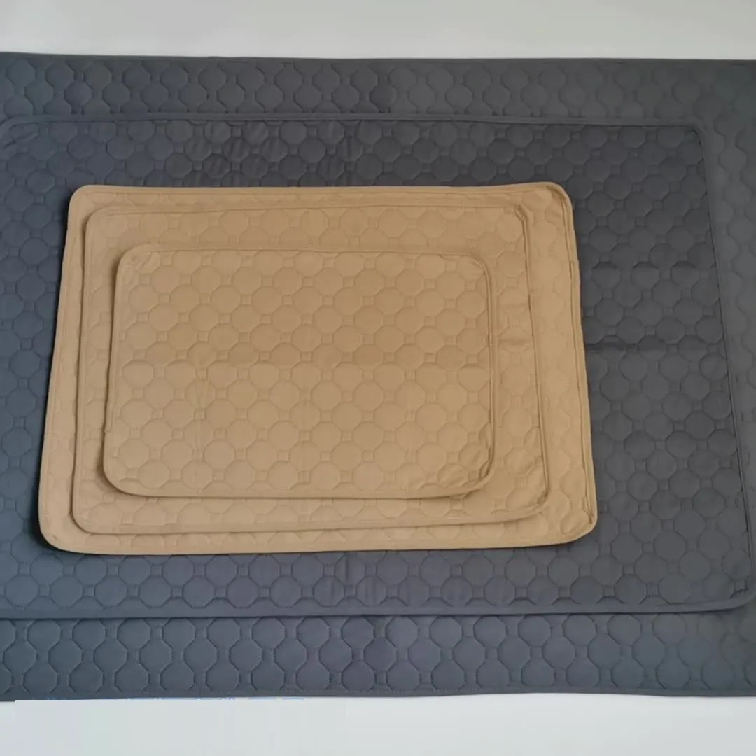 Anti-slip Dog Pee Pad Blanket Reusable Absorbent Diaper Washable Puppy Training Pad Pet Bed Urine Mat  - Different sizes available