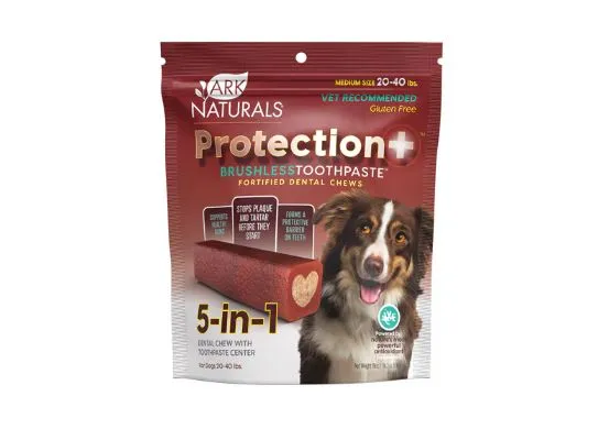 Ark Naturals Protection  Brushless Toothpaste Dental Chews for Dogs