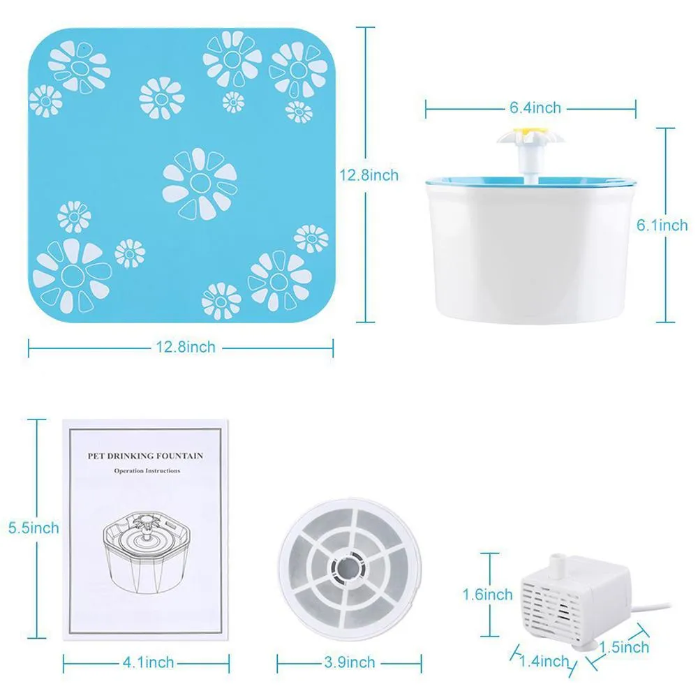 Automatic Cat Drinking Fountain - Water Filter - Pet Safe