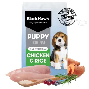 Black Hawk Medium Breed Puppy Chicken & Rice