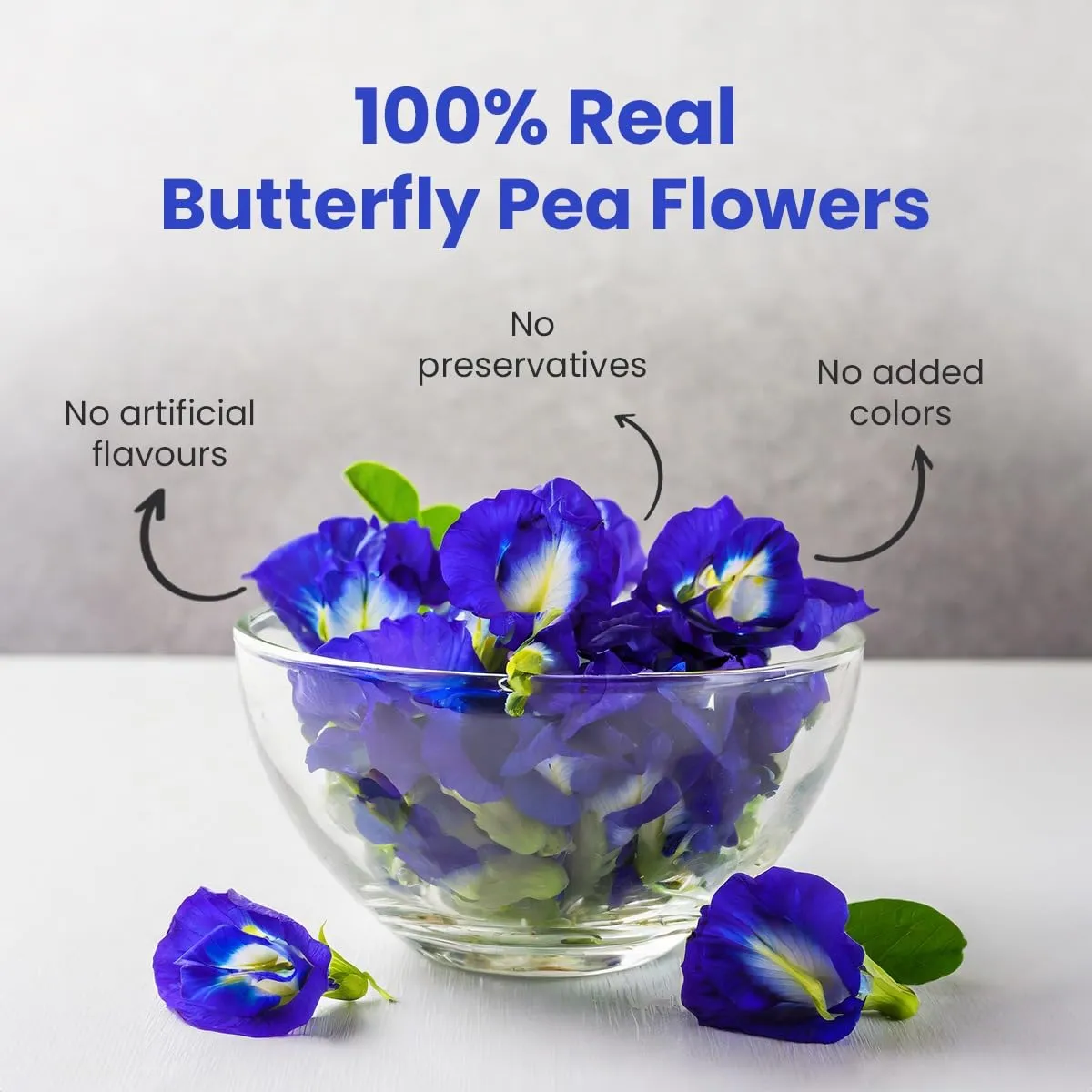 BLUE TEA - Butterfly Pea Flower Herbal Tea (1.76 Oz) | DETOX TEA | Iced Teas, Coolers, Cocktails | Caffeine Free - Gluten Free - Non-GMO | Pet Jar Pack