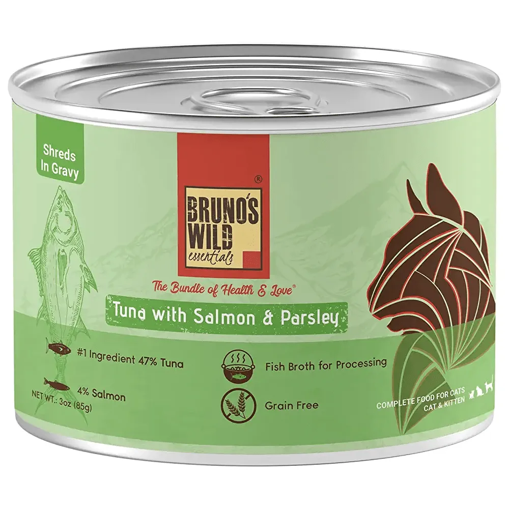 Bruno's Wild Essentials Sardine with Tuna in Pumpkin and Tuna with Salmon & Parsely Cat Wet Food Combo (6 6)