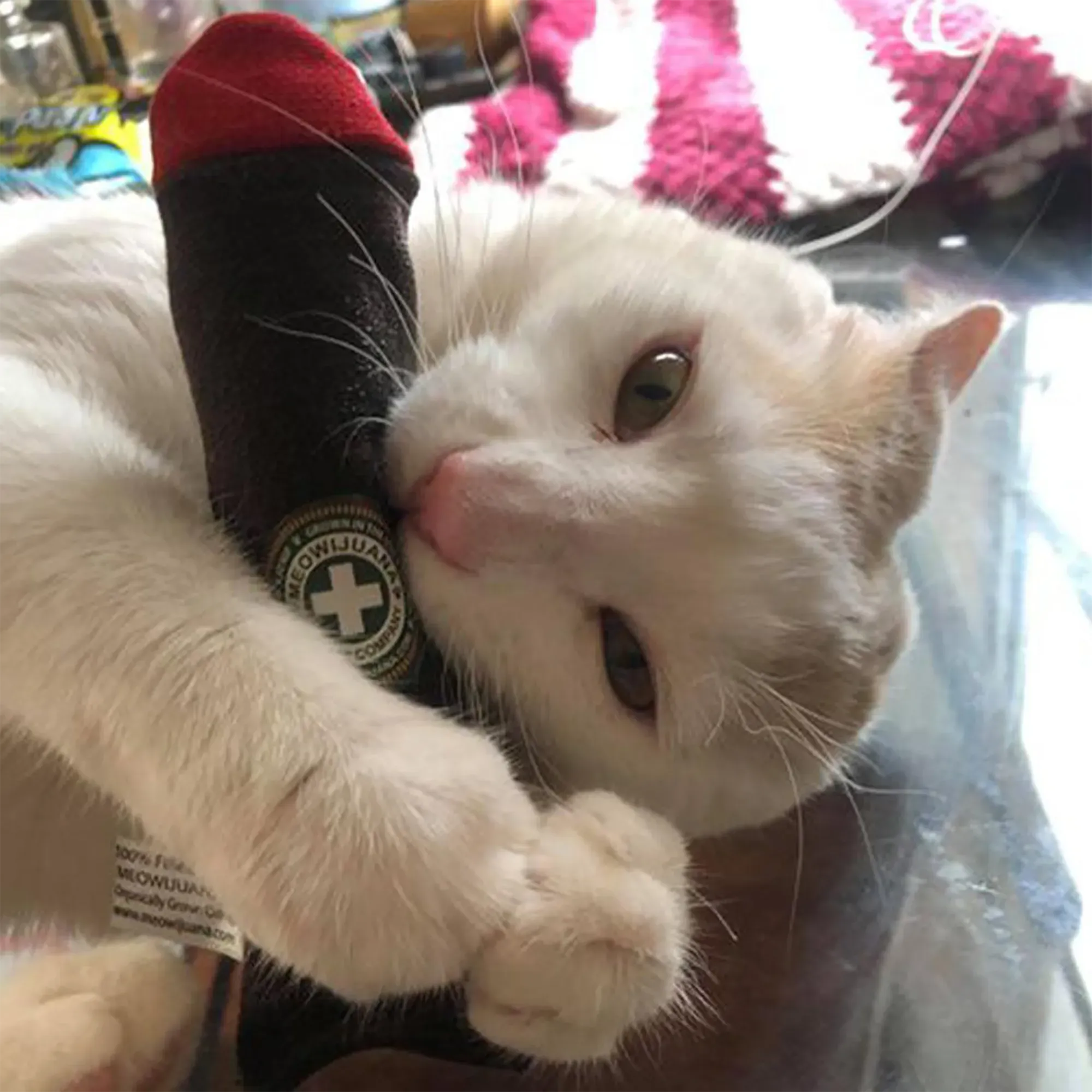 Catnip Cigar - Catnip & Valerian Root Filled Cat Toy