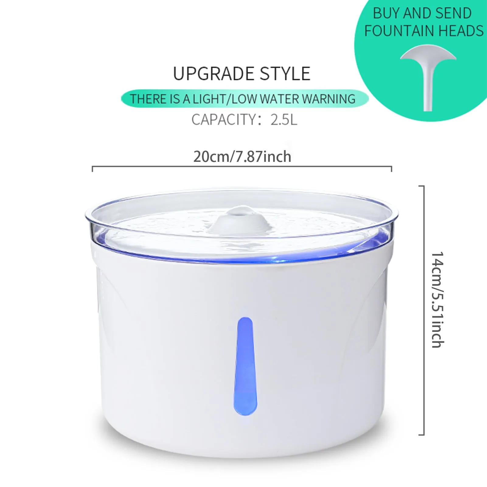 Cats And Dogs Drinking Water Basin Automatic Circulating Water Pet Feeder