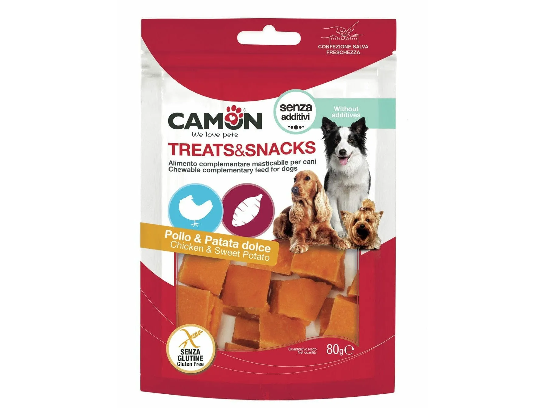 Chicken And Sweet Potato Squares (80G)