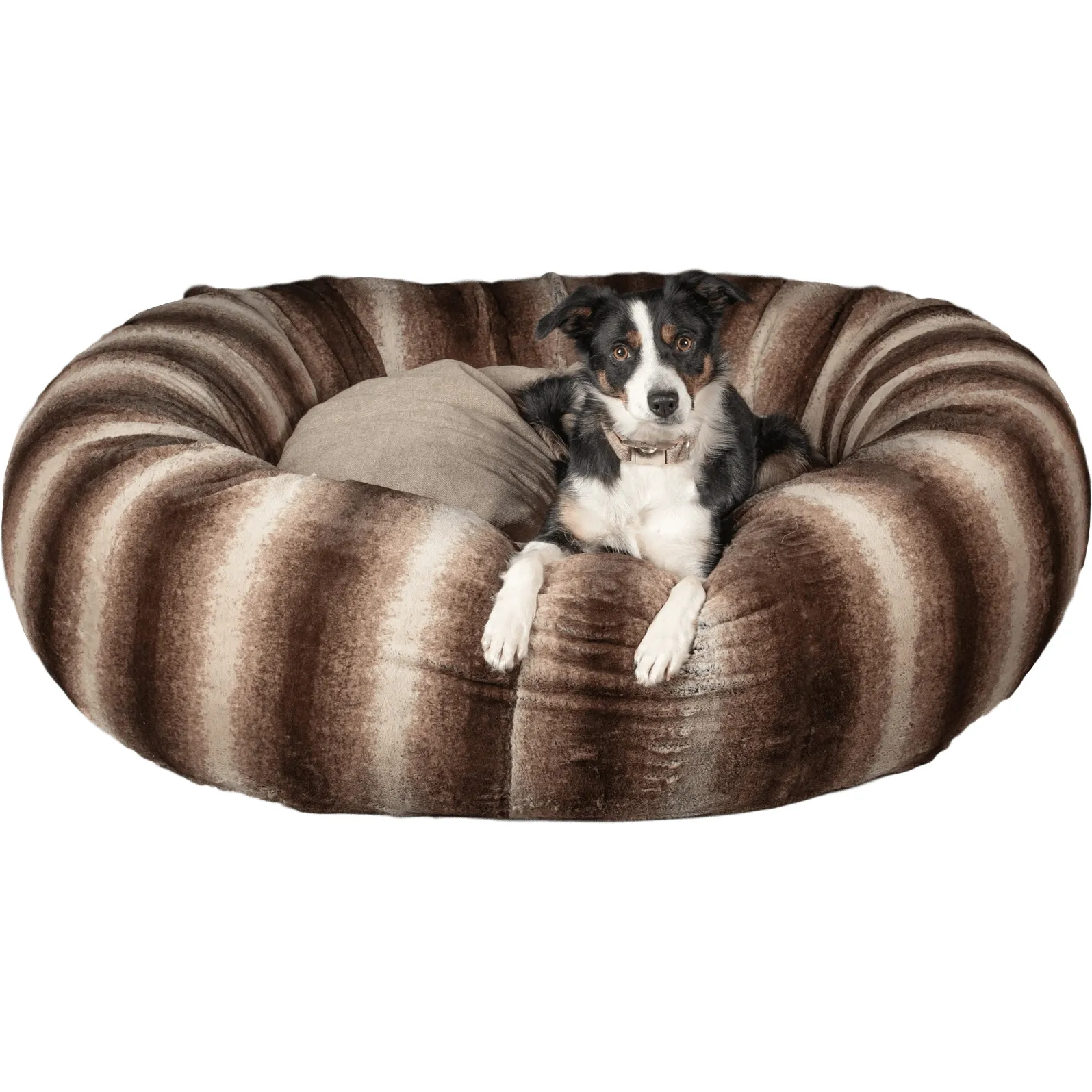 Collared Creatures - Luxury Deluxe Donut Dog Bed - Available in 2 Colours