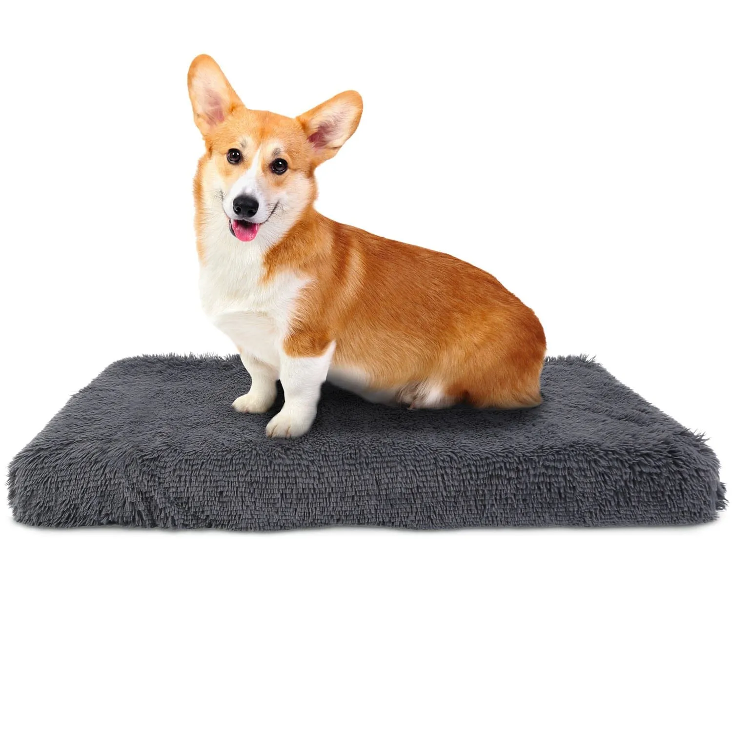 Dog Bed Soft Plush Cushion Cozy Warm Pet Crate Mat Dog Carpet