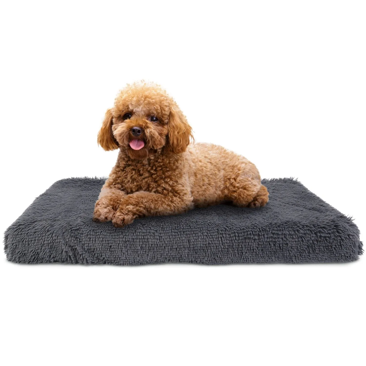 Dog Bed Soft Plush Cushion Cozy Warm Pet Crate Mat Dog Carpet