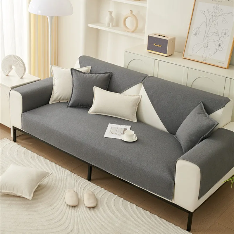 Elisabeth Velvet Waterproof Couch Sofa Cover