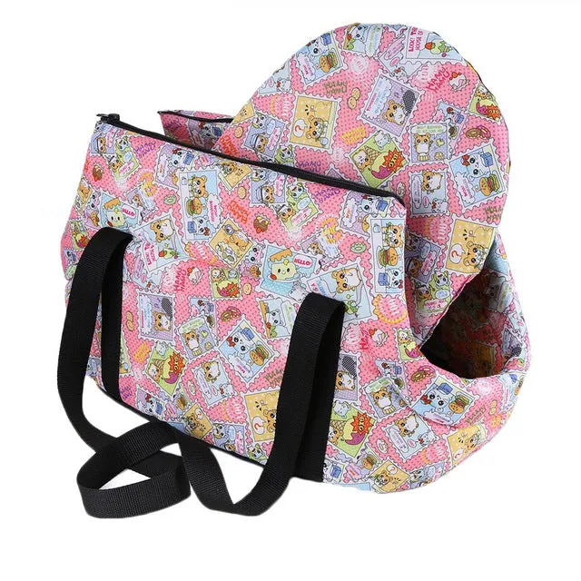 Foldable And Washable Tote Pet Carrier Bag