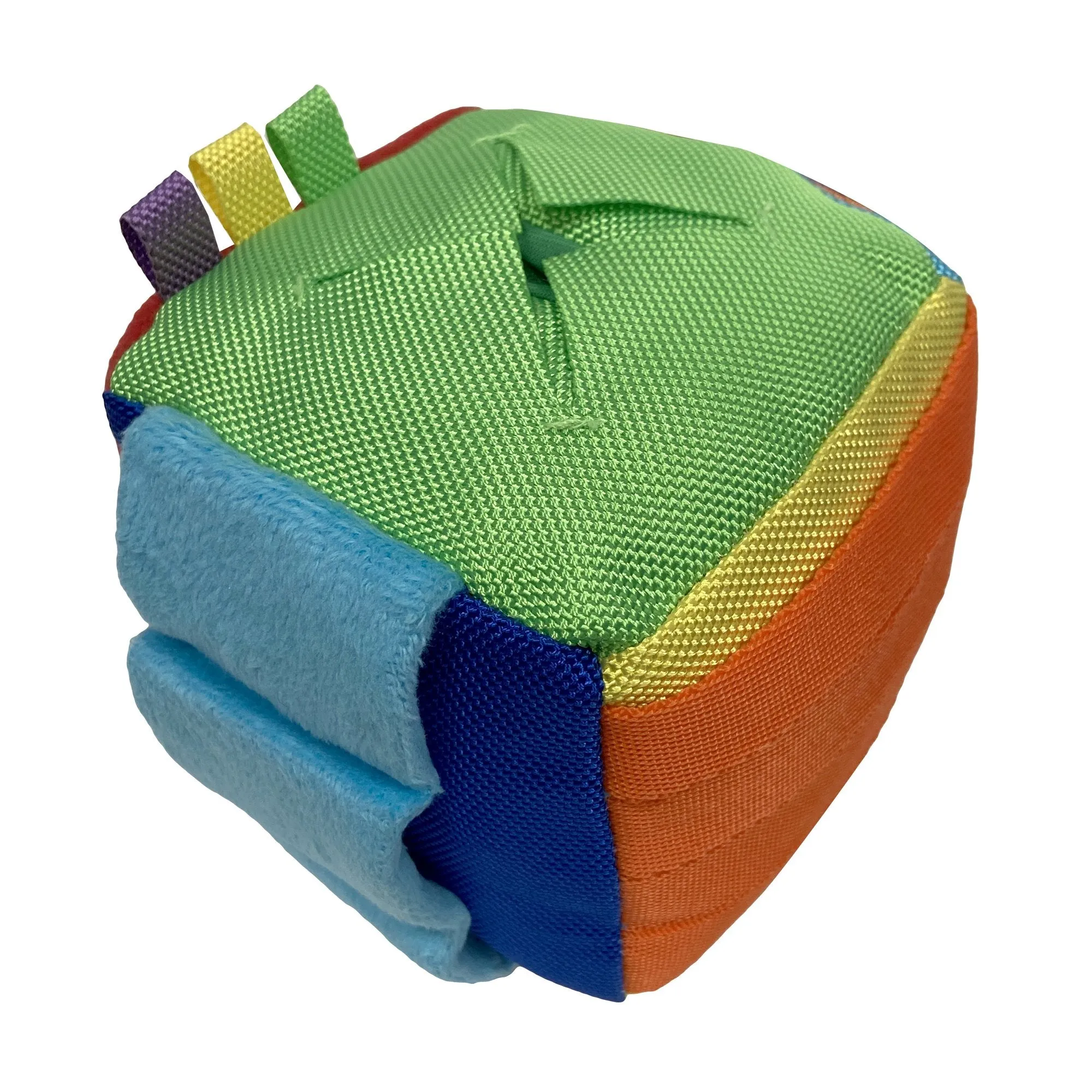 FouFouBrands Hide n Seek Activity CUBE Dog Toy (4.5")