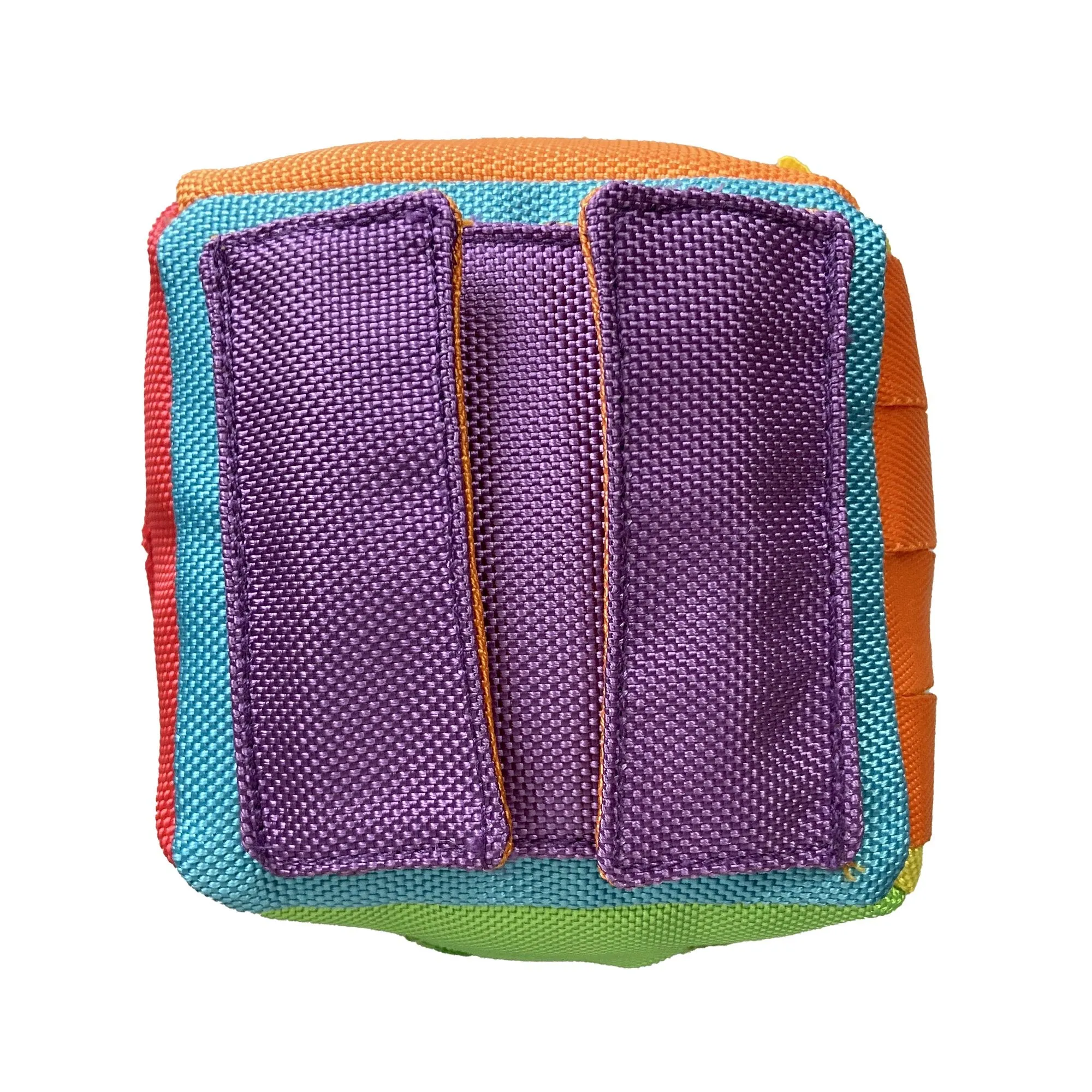 FouFouBrands Hide n Seek Activity CUBE Dog Toy (4.5")