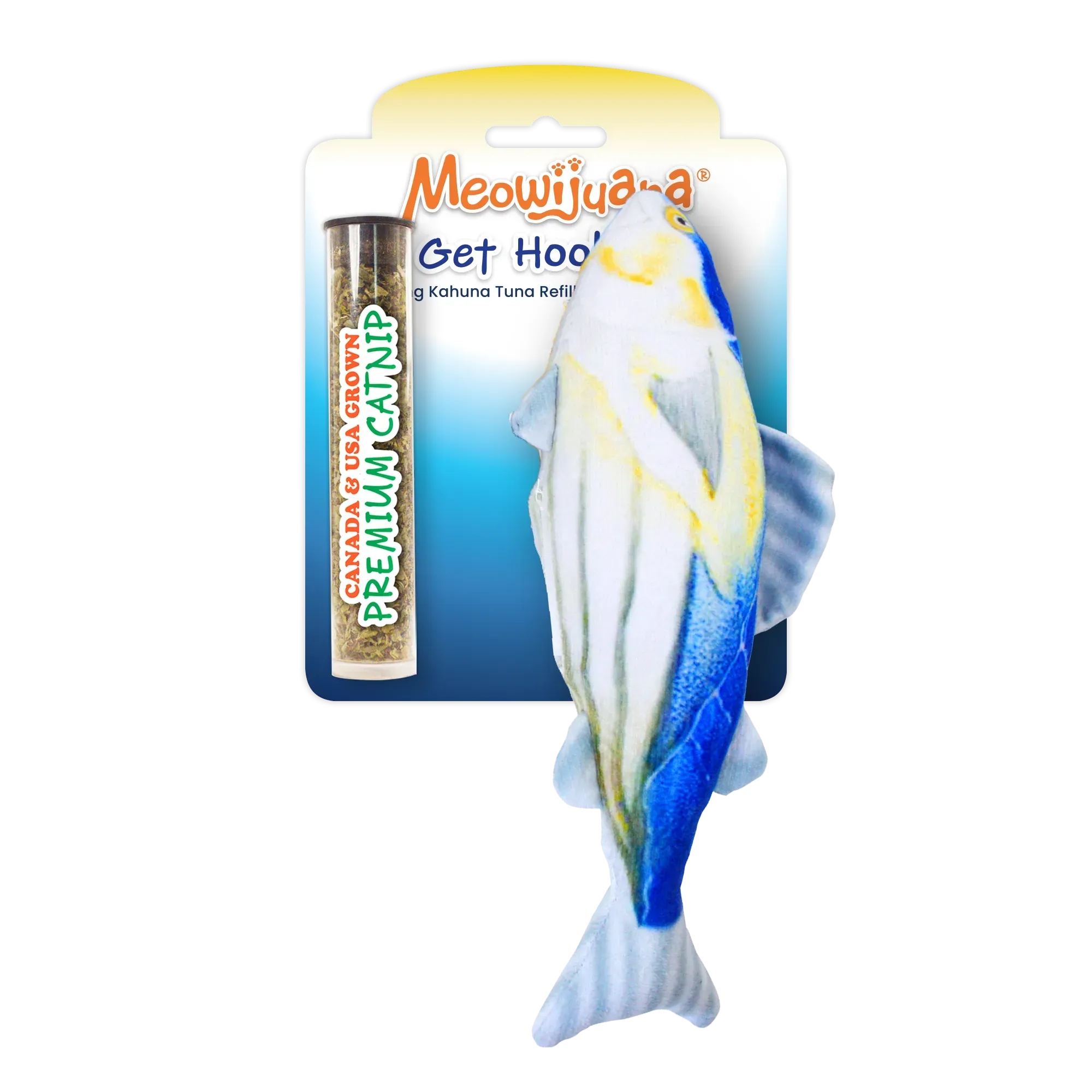 Get Hooked Big Kahuna Tuna Refillable Cat Toy
