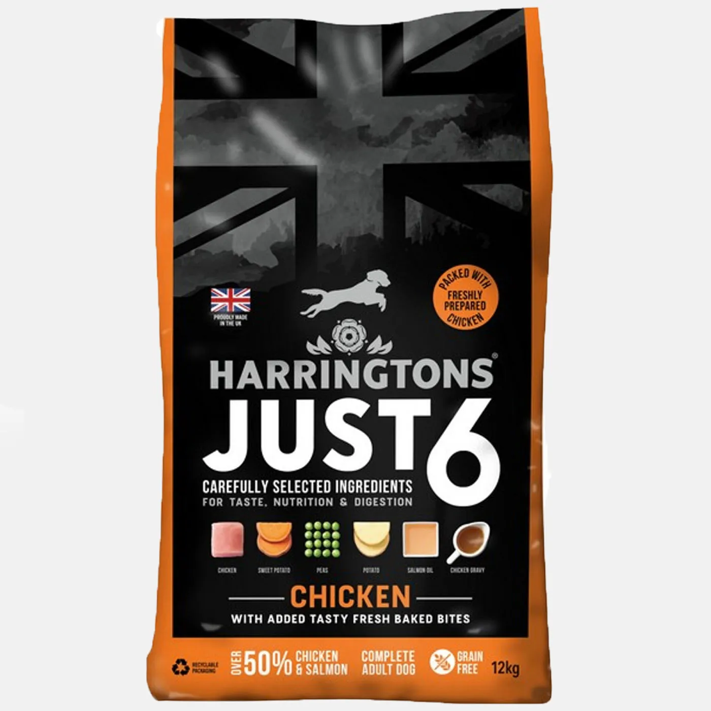 Harringtons Just 6 Dry Chicken Dog Food