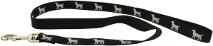 Jeffers Reflective Hound Series Nylon Dog Leash, 1" x 4'