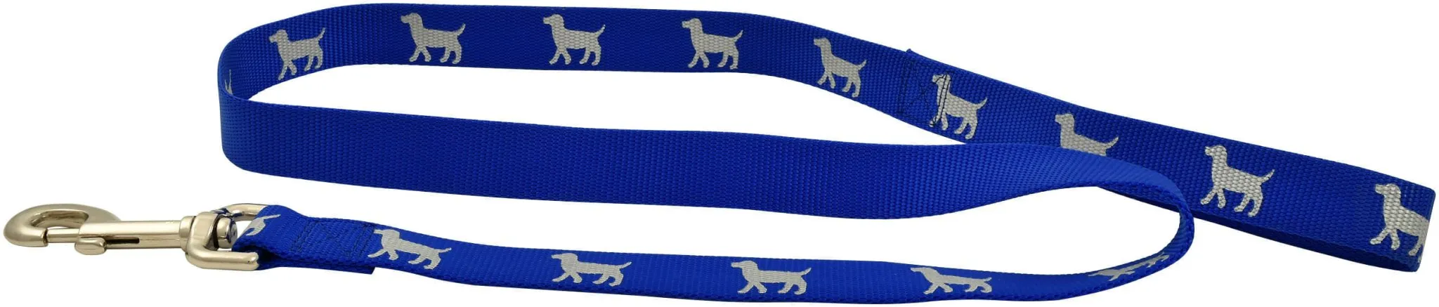 Jeffers Reflective Hound Series Nylon Dog Leash, 1" x 4'