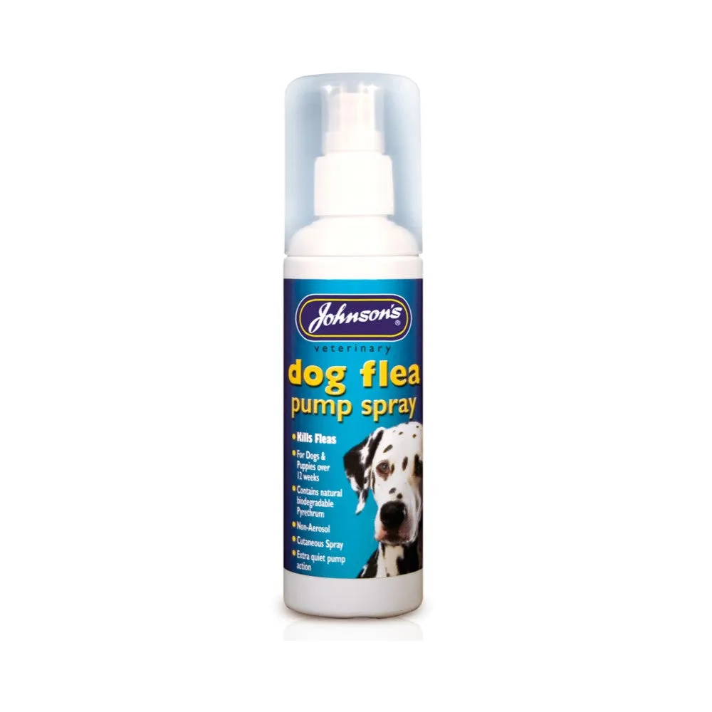 Johnsons Dog Flea Pump Spray 100ml