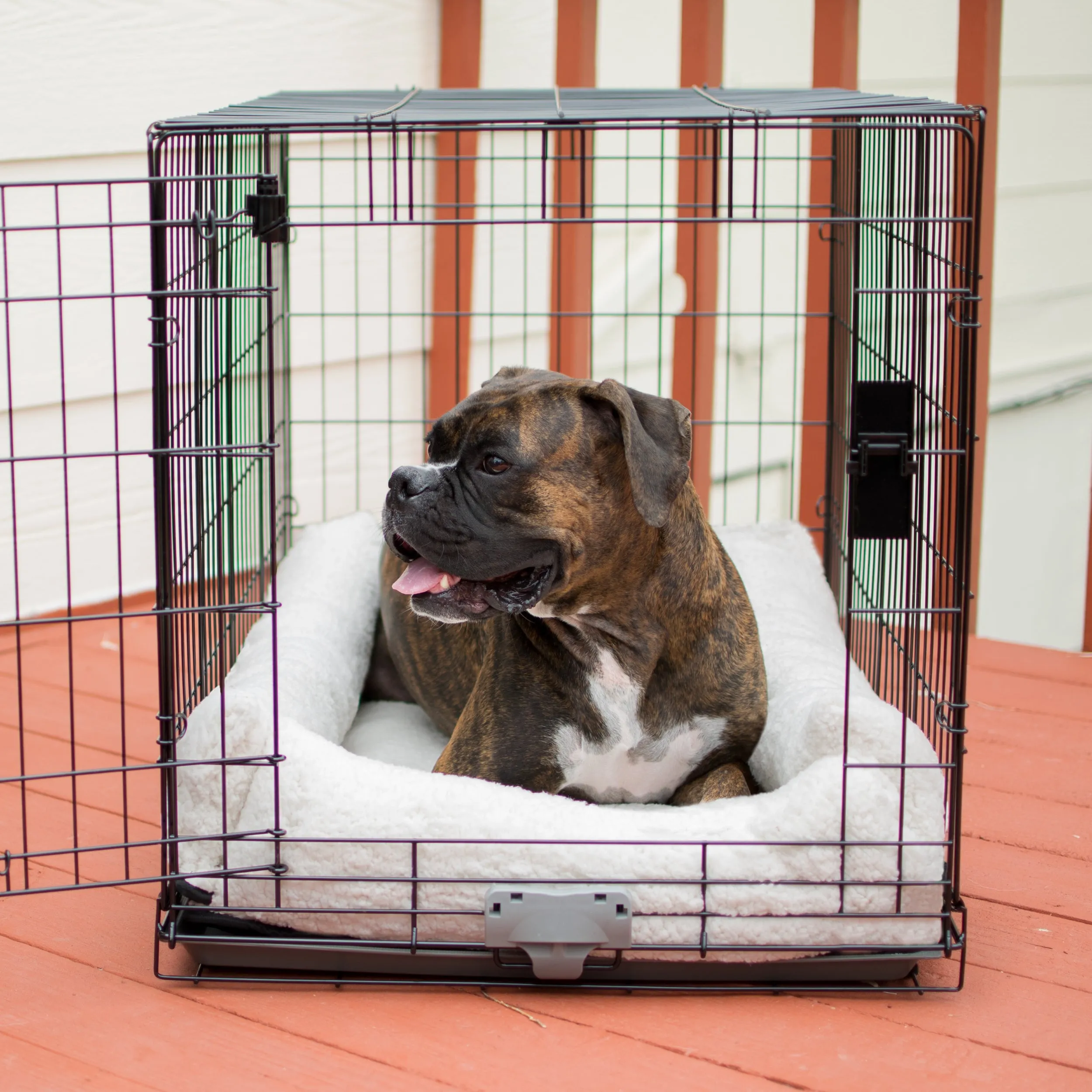 K&H Deluxe Bolster Crate Pad