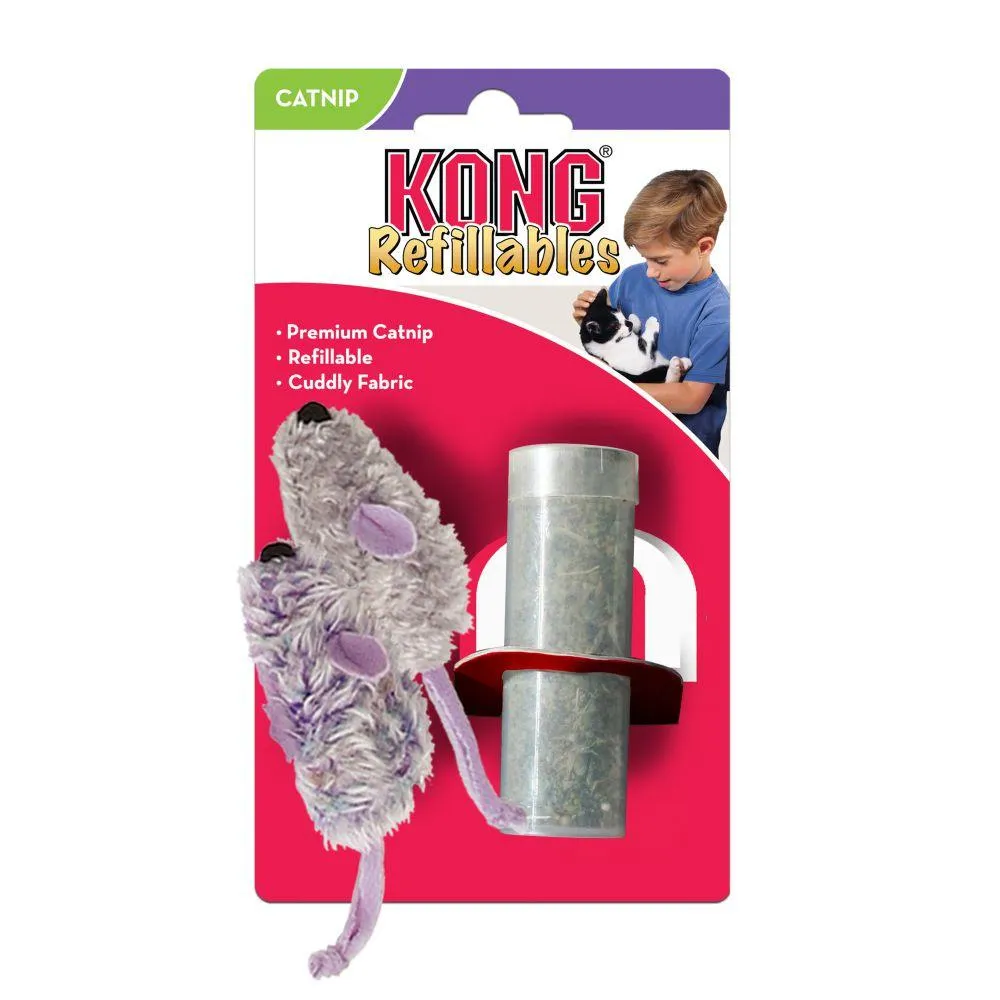 KONG Frosty Mice Catnip Toy (2 Mice)