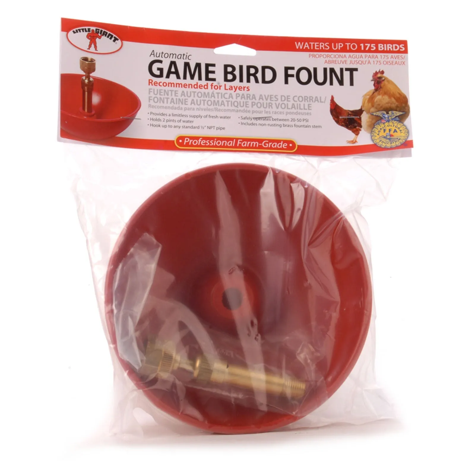Little Giant Automatic Poultry Fountain (Game Bird Fountain) #2500