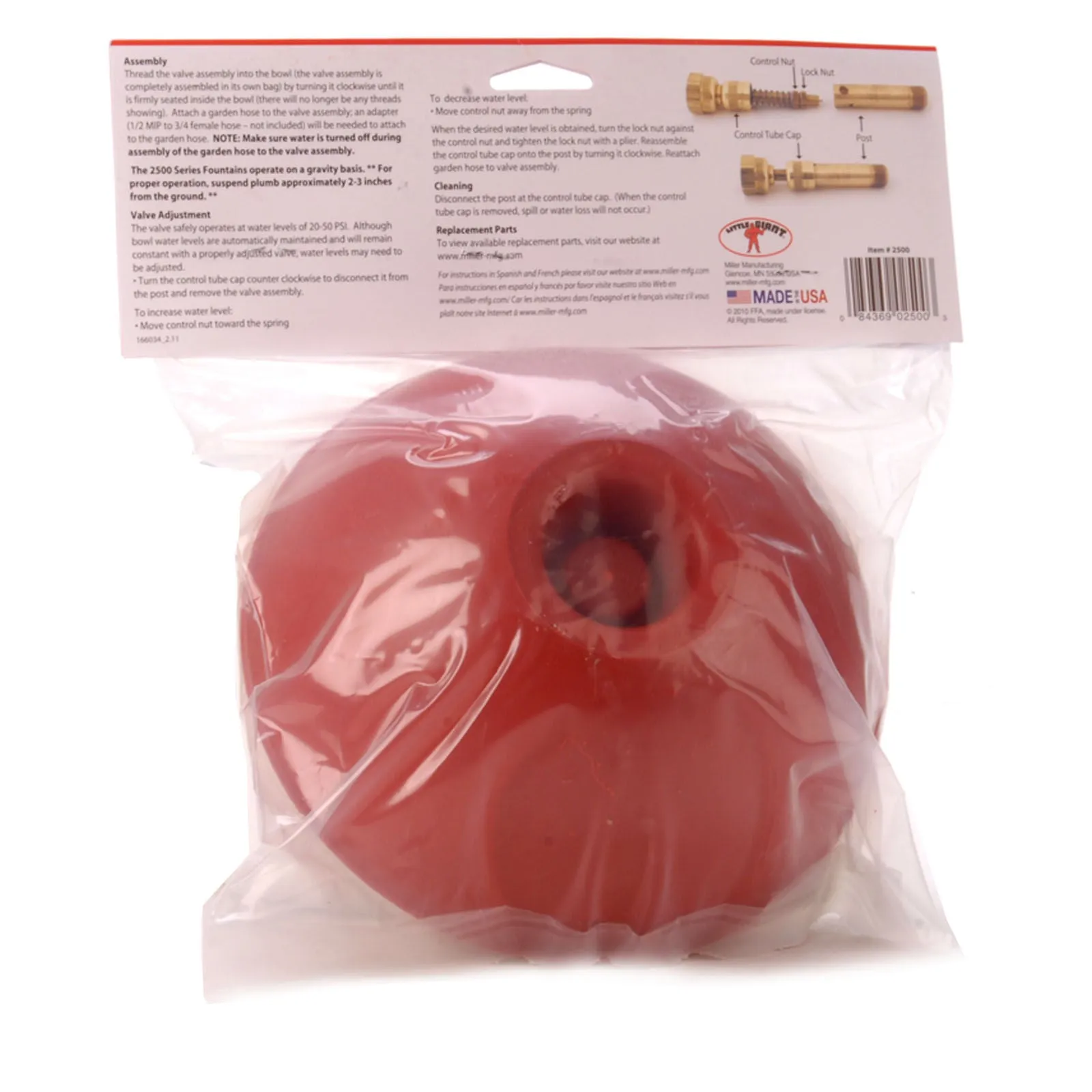 Little Giant Automatic Poultry Fountain (Game Bird Fountain) #2500
