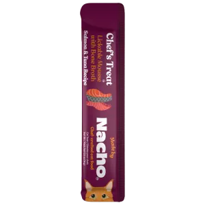 Made By Nacho Lickable Mousse Treats - Salmon & Tuna - 0.5 oz.