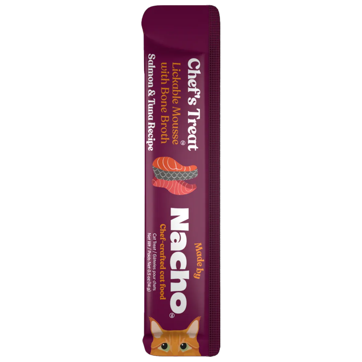 Made By Nacho Lickable Mousse Treats - Salmon & Tuna - 0.5 oz.