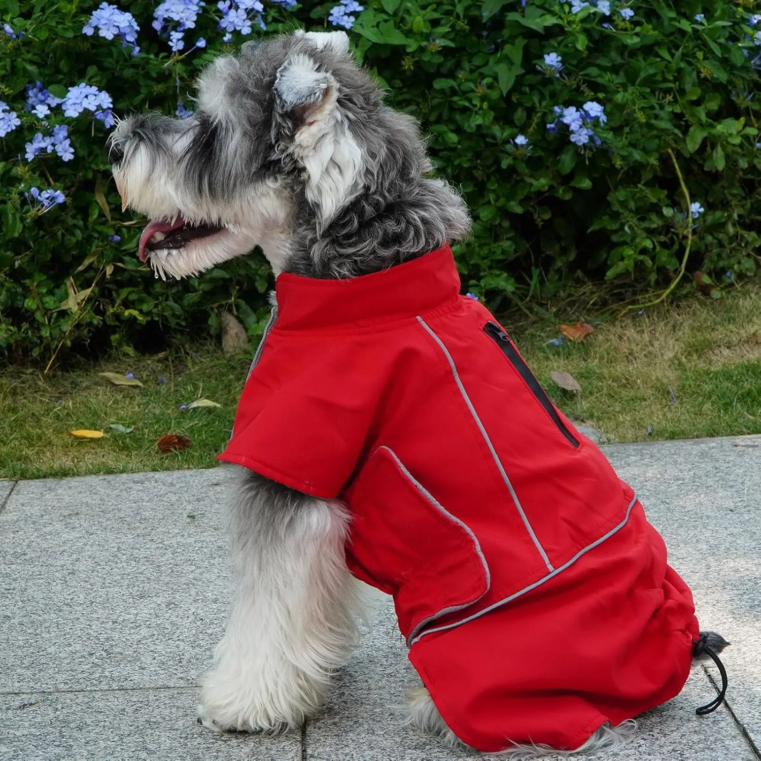 MIGOHI XXL Waterproof Dog Jacket - Winter Coat for Boys & Girls, Golden Retriever, Weimaraner, Red
