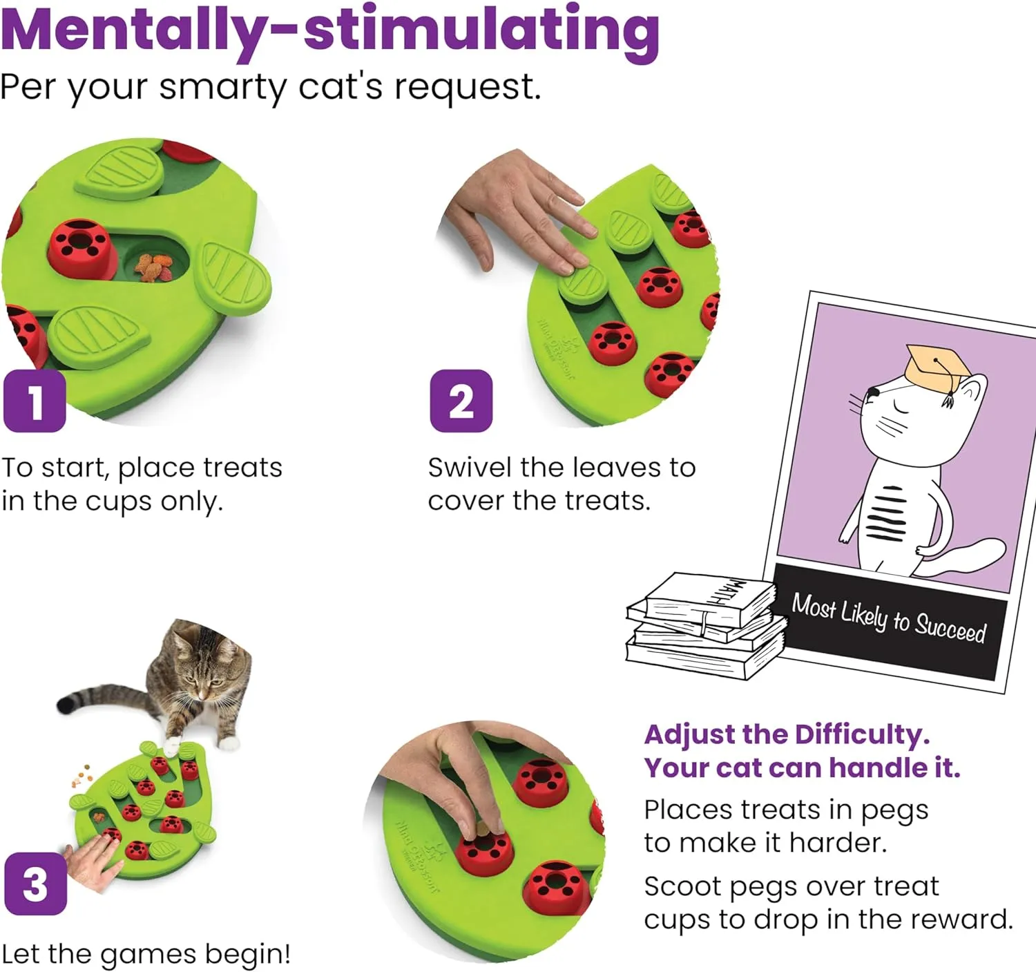 Nina Ottosson Buggin Out Puzzle & Play, Cat Toy