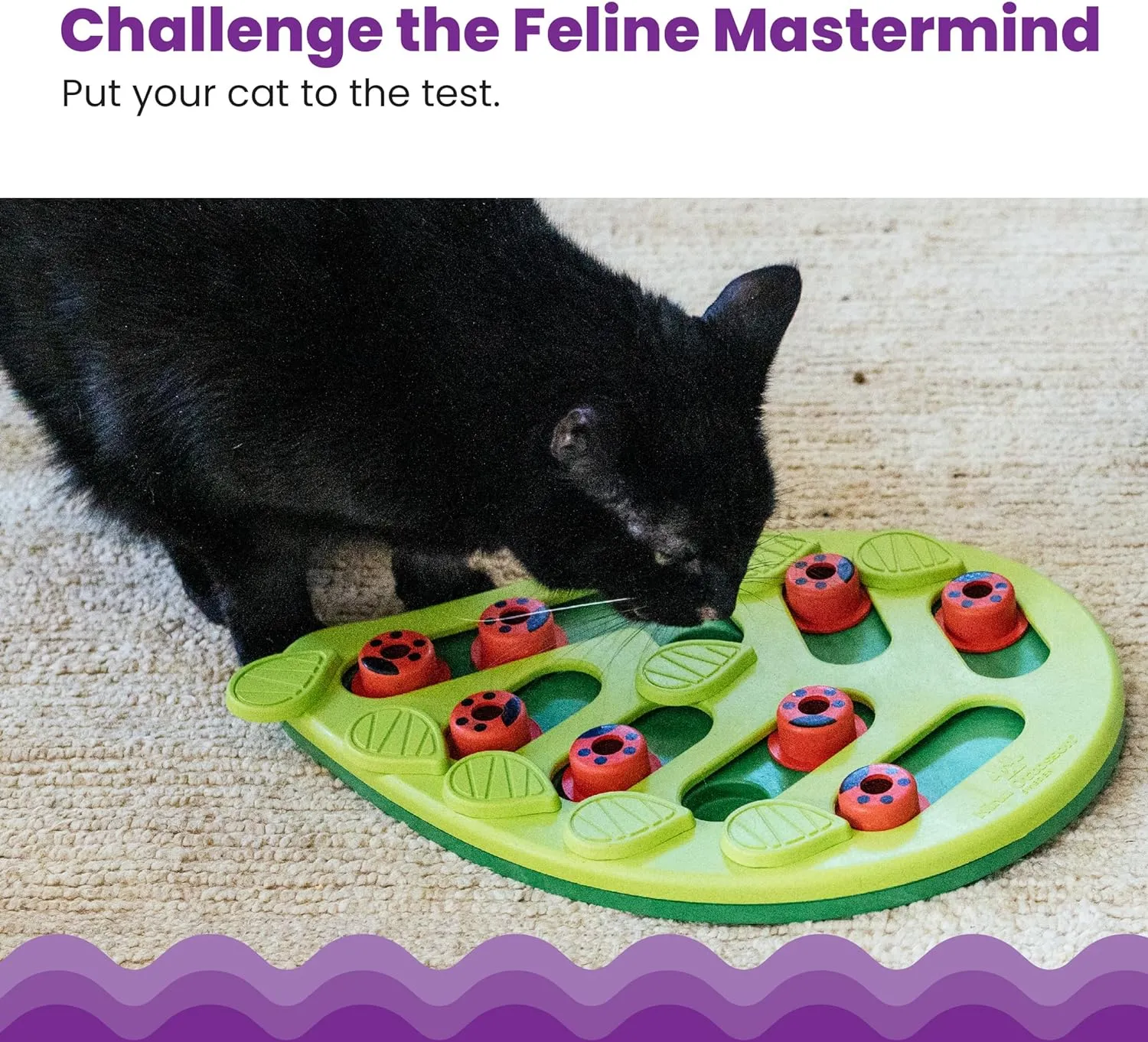 Nina Ottosson Buggin Out Puzzle & Play, Cat Toy
