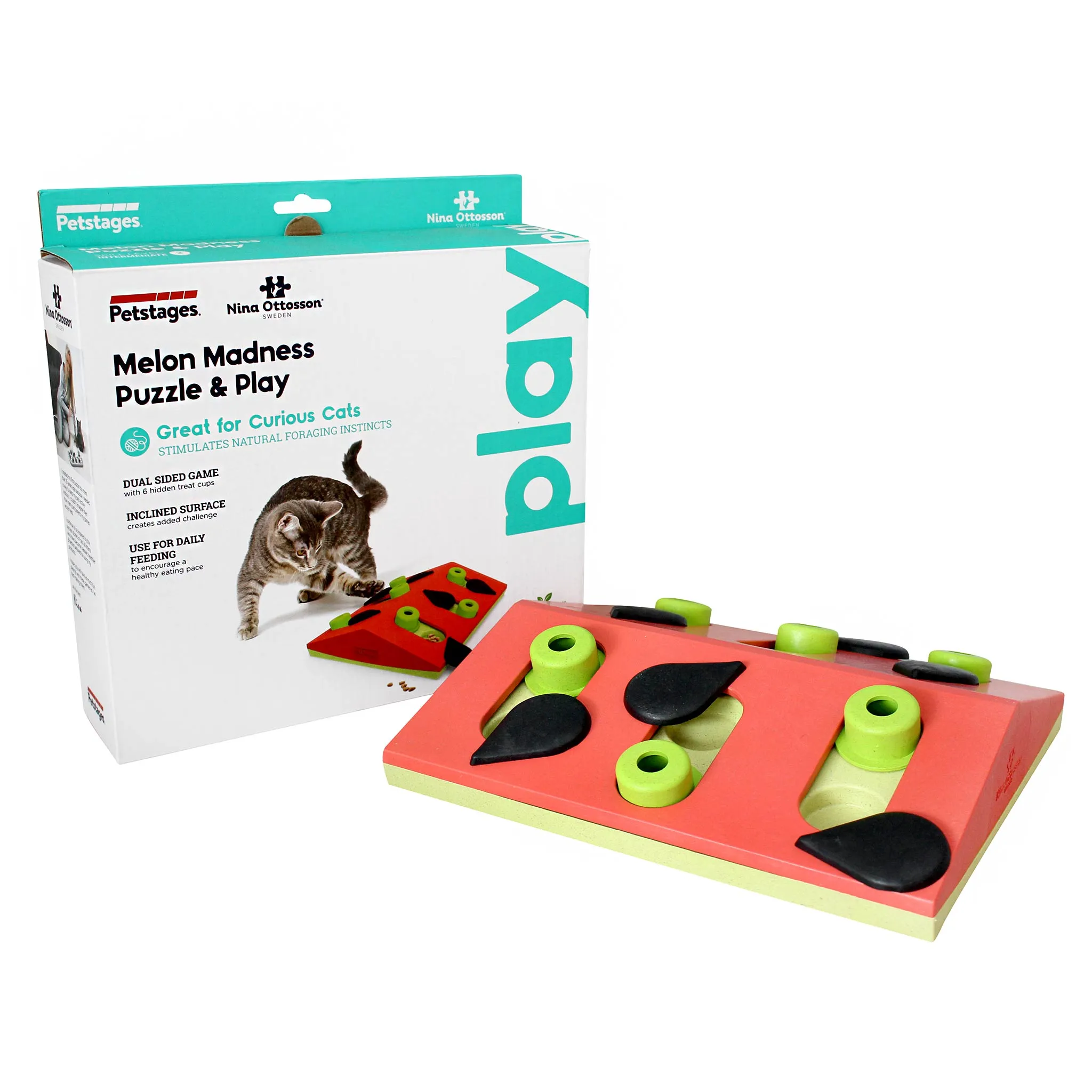 Nina Ottosson Puzzle & Play Melon Madness Cat Puzzle