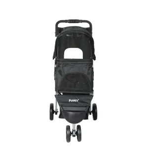PaWz Large Pet Stroller Dog Cat Carrier - Black