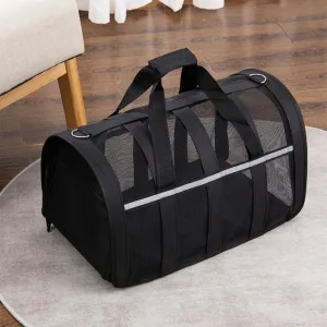 Pet Outing Portable Cat Dogs Handbag Summer Breathable Carrier Cat Dogs Travel Single Shoulder Bag Pet Carrying Bag Pet Supplies