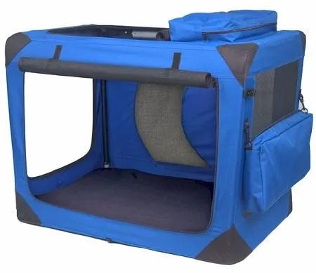 Portable Soft Pet Crate for Cats and Dogs - Generation II Deluxe Portable Soft Crate