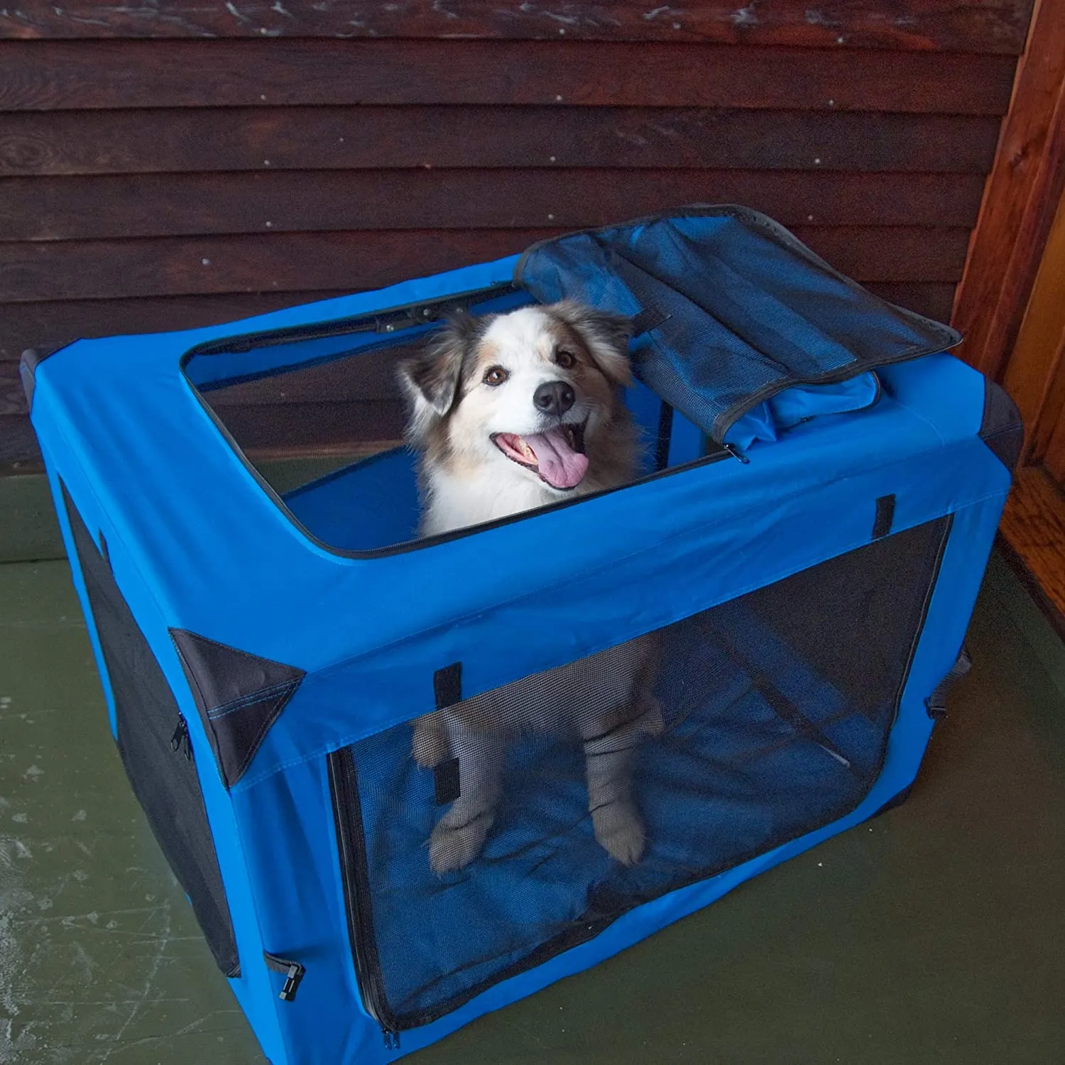 Portable Soft Pet Crate for Cats and Dogs - Generation II Deluxe Portable Soft Crate