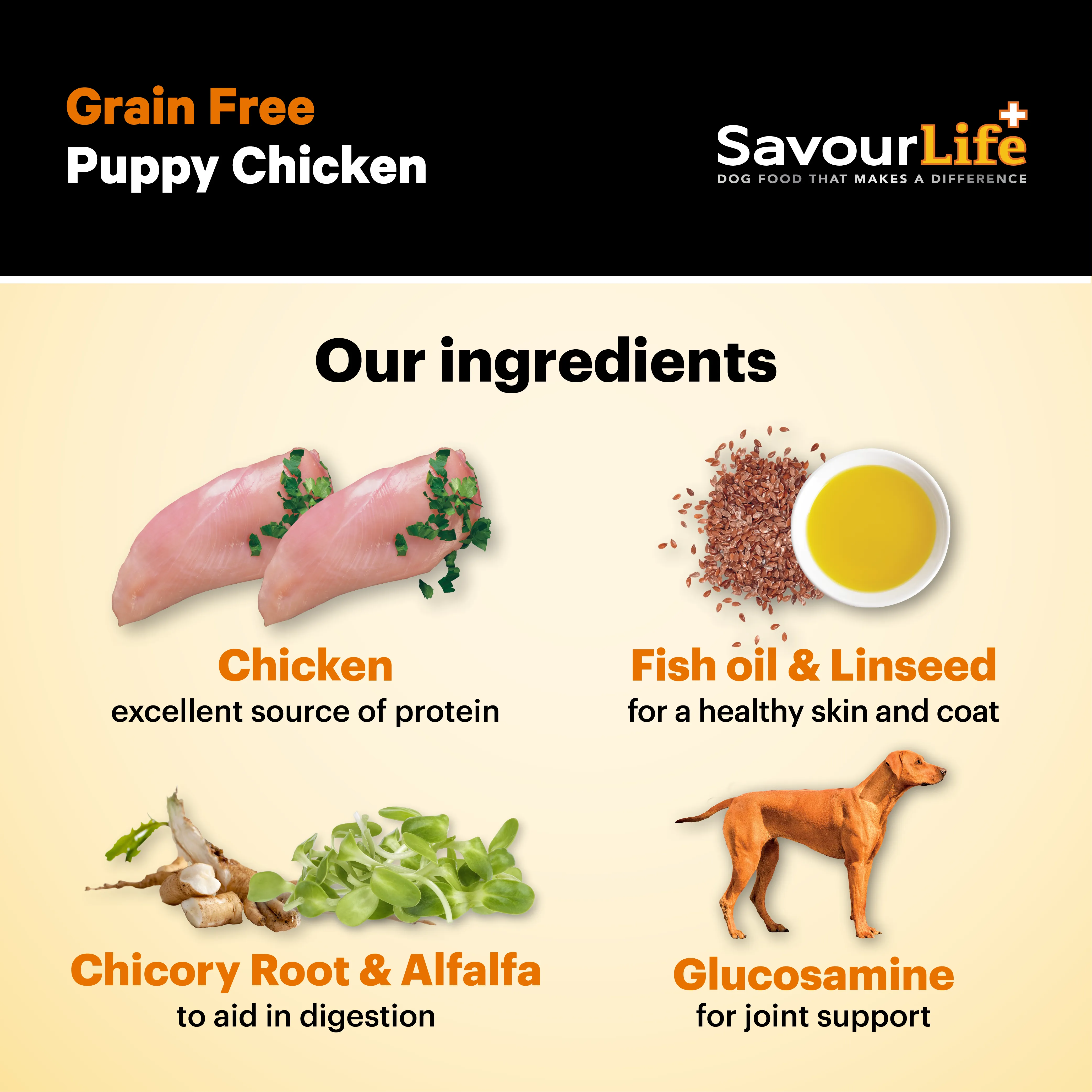 SavourLife - Grain Free Chicken Puppy Dry Food (2.5kg)