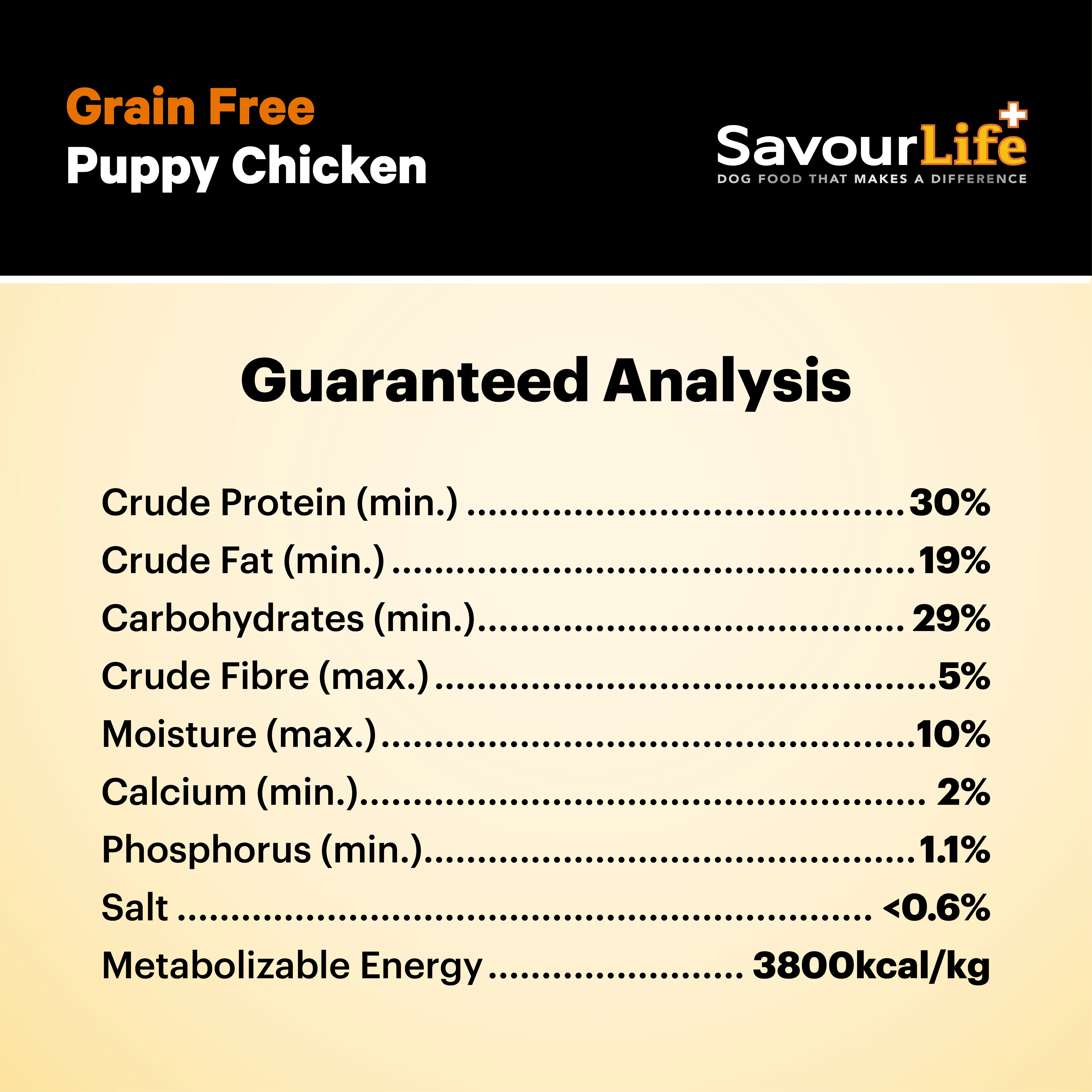 SavourLife - Grain Free Chicken Puppy Dry Food (2.5kg)