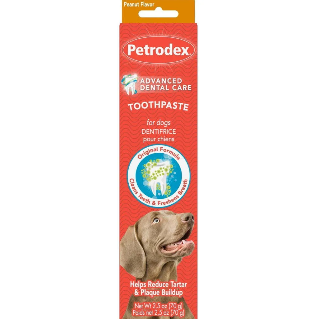 Sentry Petrodex Advanced Peanut Butter Flavored Toothpaste for Dogs (2.5 oz)