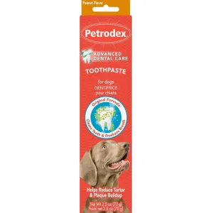 Sentry Petrodex Advanced Peanut Butter Flavored Toothpaste for Dogs (2.5 oz)