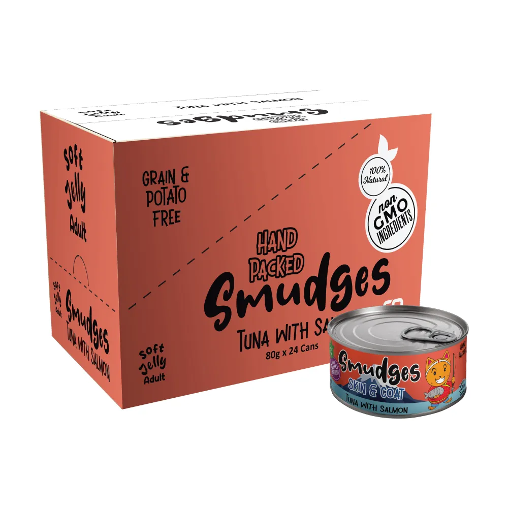 Smudges Tuna Flakes with Salmon in Soft Jelly Adult Cat Wet Food