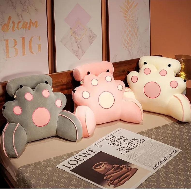 Soft Cat Paw Reading Pillow