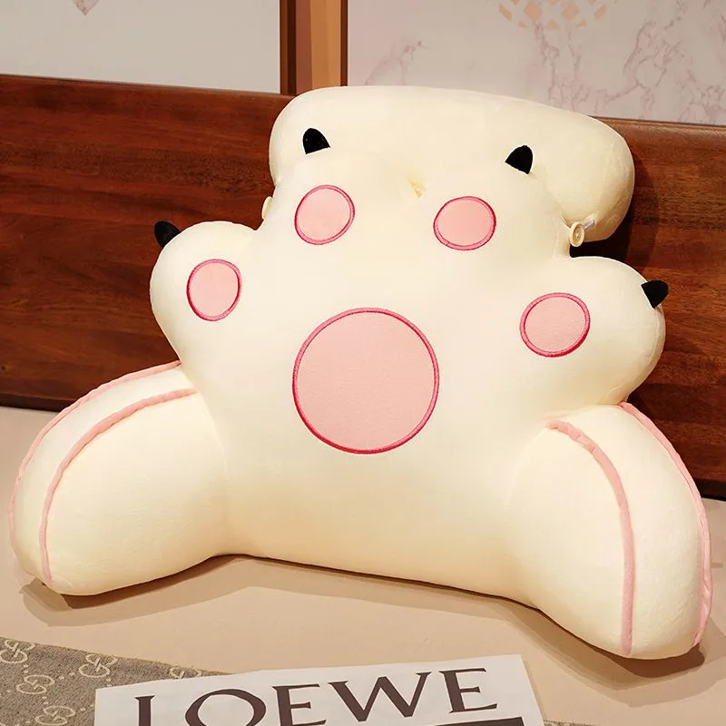 Soft Cat Paw Reading Pillow