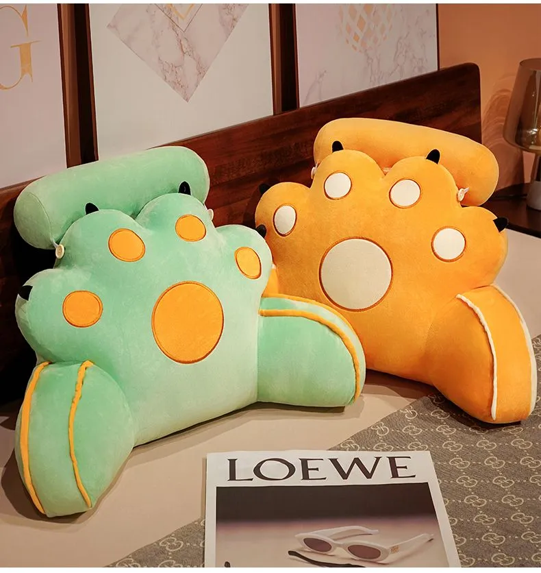 Soft Cat Paw Reading Pillow